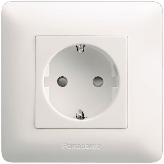 1G German (Schuko) Socket 16A - Ecolux - Sockets