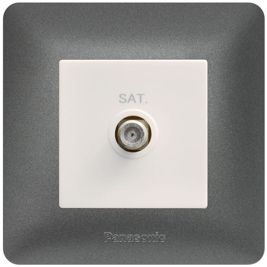 1G TV Socket Outlet F - Type - Ecolux - TV Socket