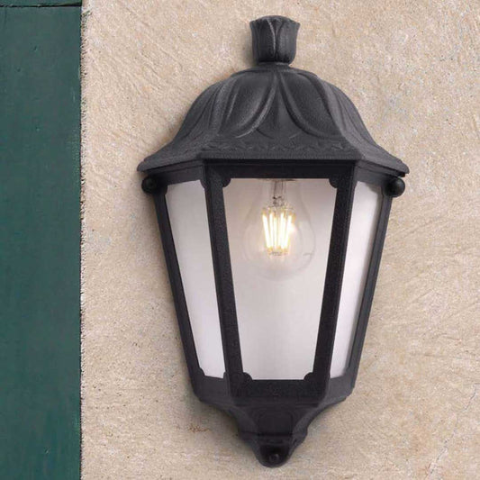 IESSE Classic Style Half Outdoor Wall Light. - Ecolux - Outdoor Wall Lights