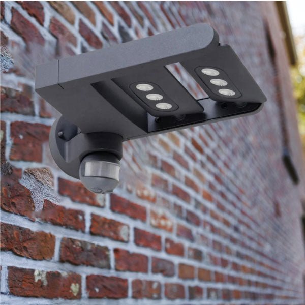 MINI LEDSPOT Outdoor Wall Light with sensor - 6144s - 2 - PIR - Ecolux - Sensor Lights