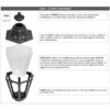 Anna Hexagonal Wall Lantern details