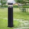 Ester 800 Modern Bollard in Garden