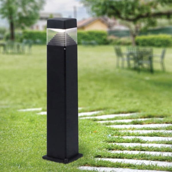 Ester 800 Modern Bollard in Garden
