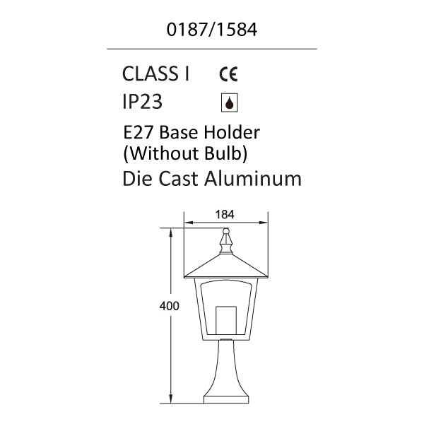 LONDON Outdoor Light-1584 Details