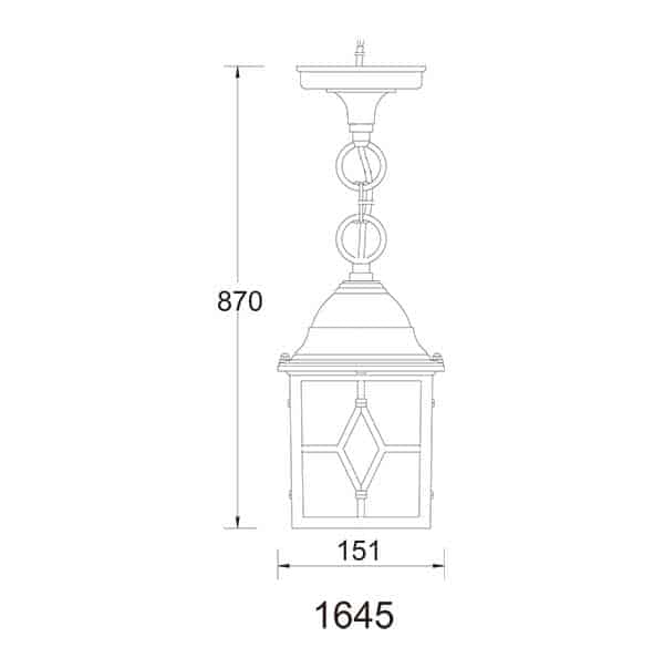 1645-drawing.jpg Outdoor Hanging1645 Bl Dimensions