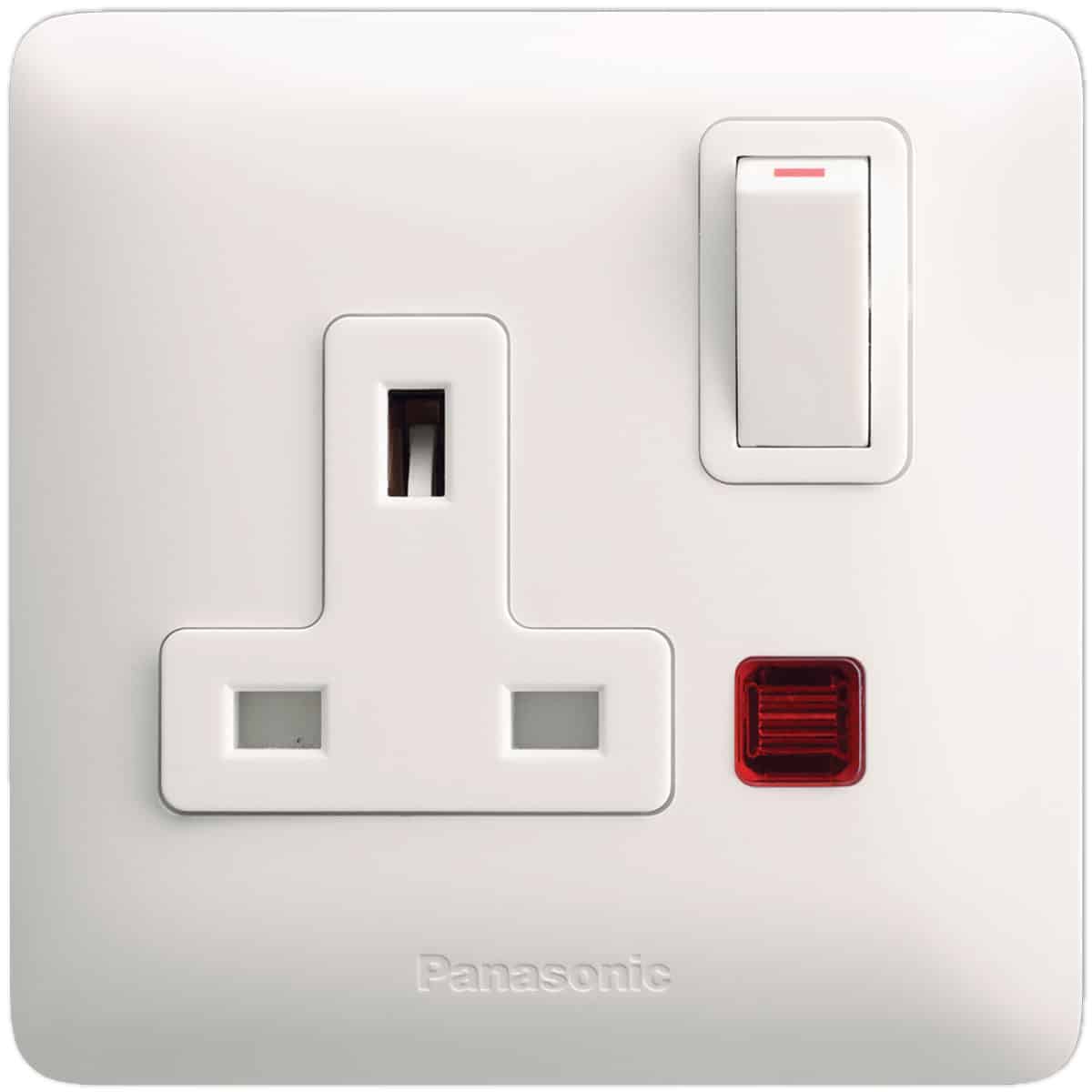 1G Socket with Indicator 13A-White