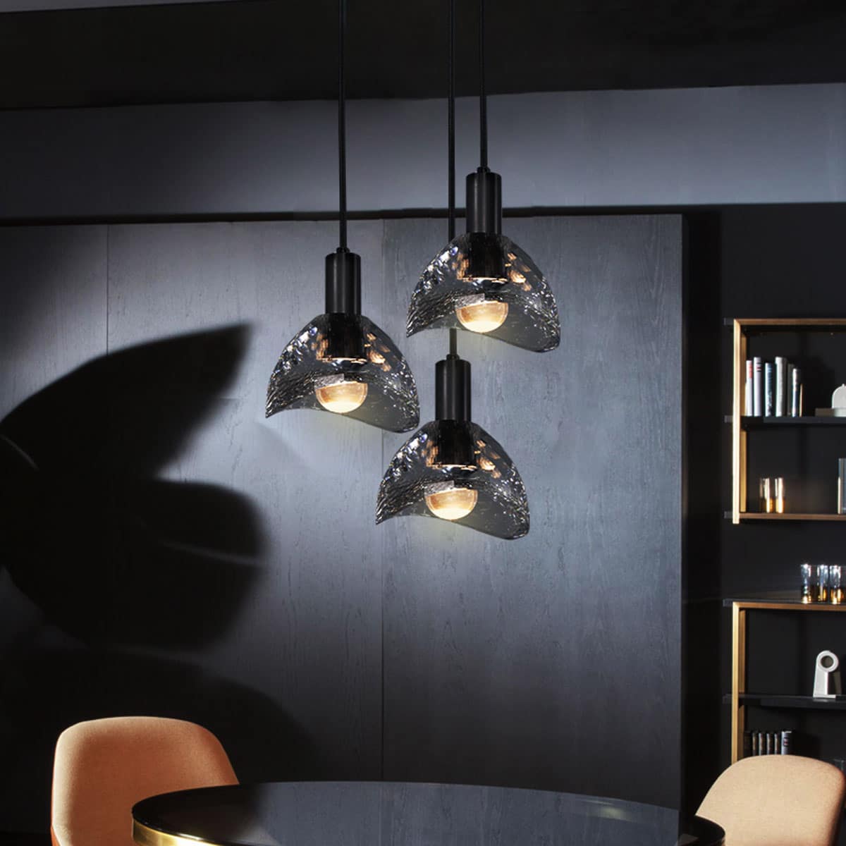 Nordic Style Mini Crystal Bowl Pendant Light