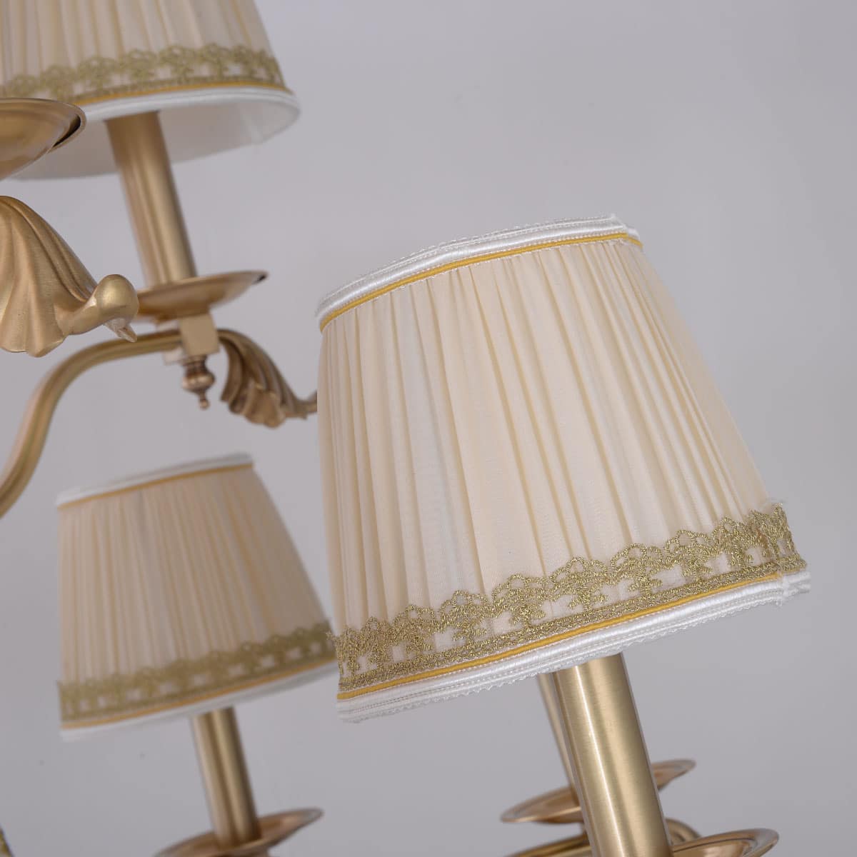 Traditional Vintage Lampshade Chandelier Cups close up