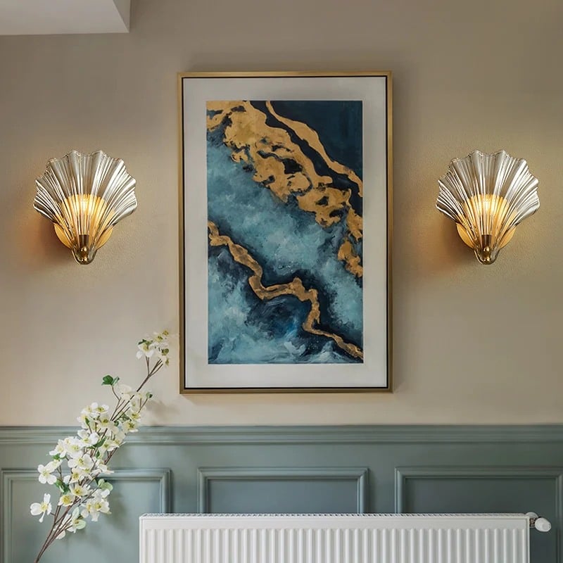 Creative Sea Shell Shaped bathroom Light