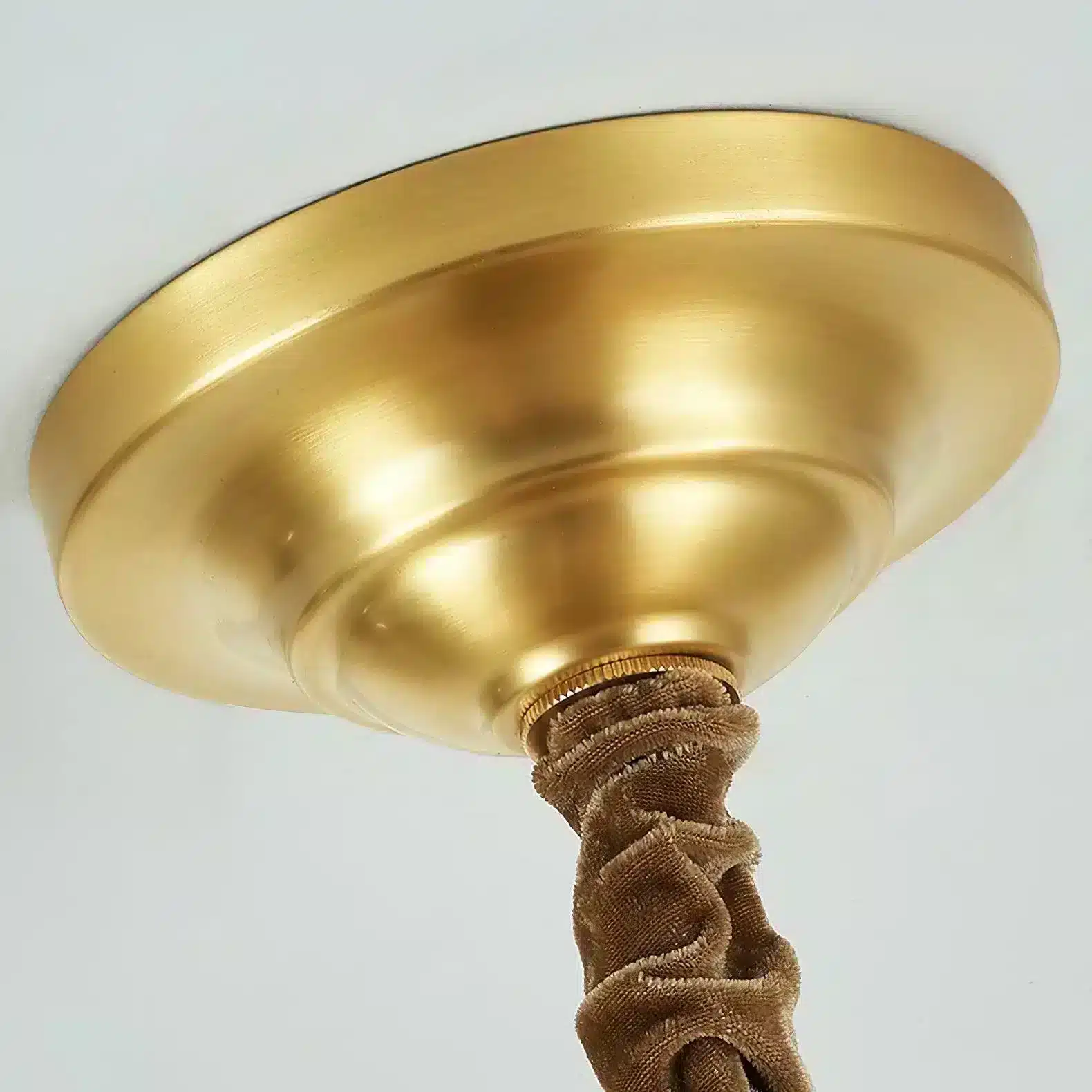 Modern Sea Shell Shaped Glass Chandelier-6011 Golden cap