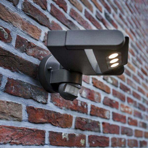 MINI Outdoor Wall Light with Sensor-6144S-1-PIR Hanging on wall