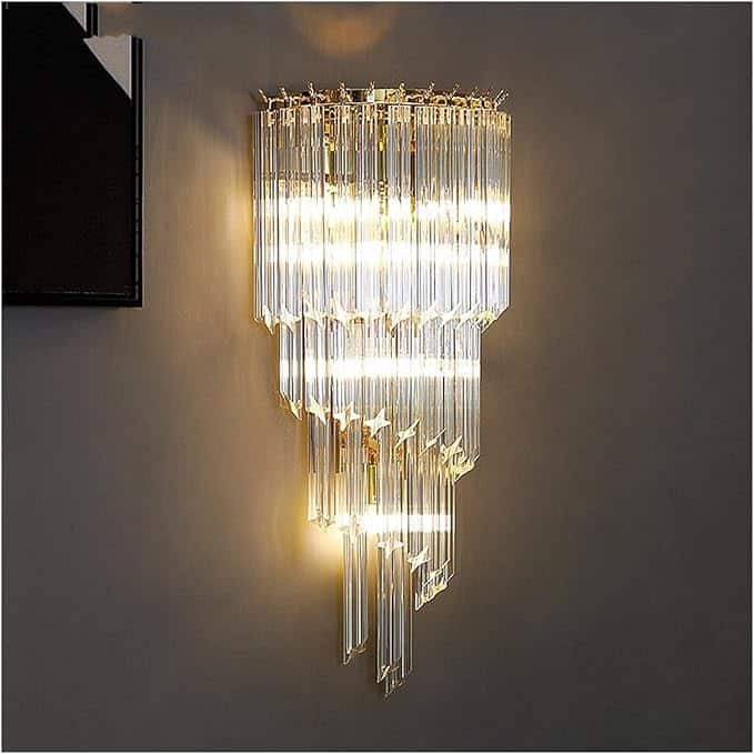 Modern_Luxury Spiral Crystal Wall_Light
