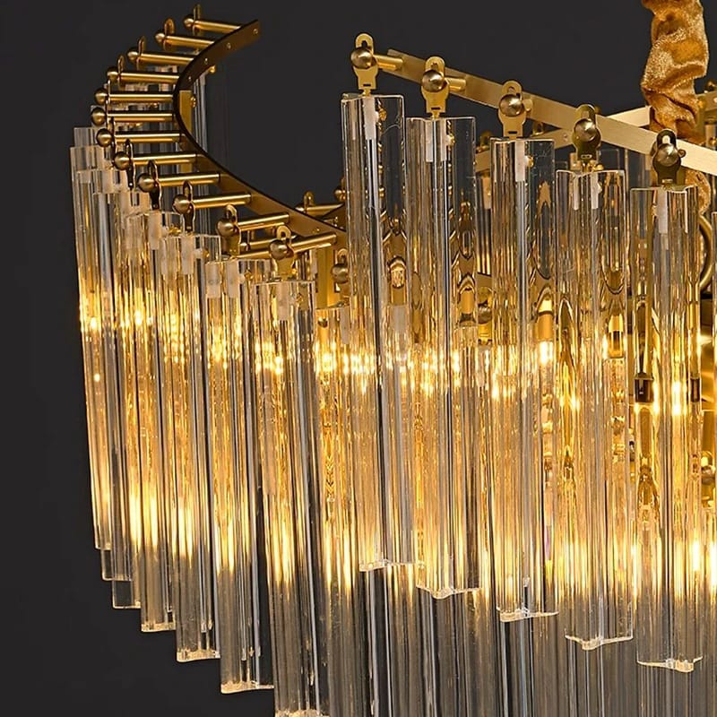 Modern_Luxury Spiral Crystal Chandelier_6311 Charming light