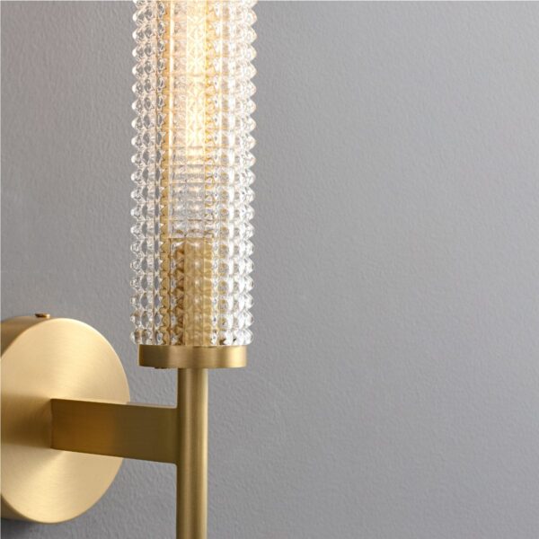Nordic Glass Long Pole Luxury Wall Lamp Close up