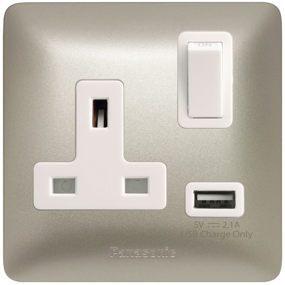 1G DP Switched BS Socket with USB Charger