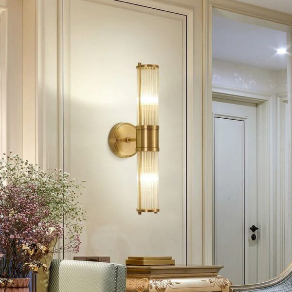 Nordic Postmodern Luxury Crystal Glass Indoor Wall Light