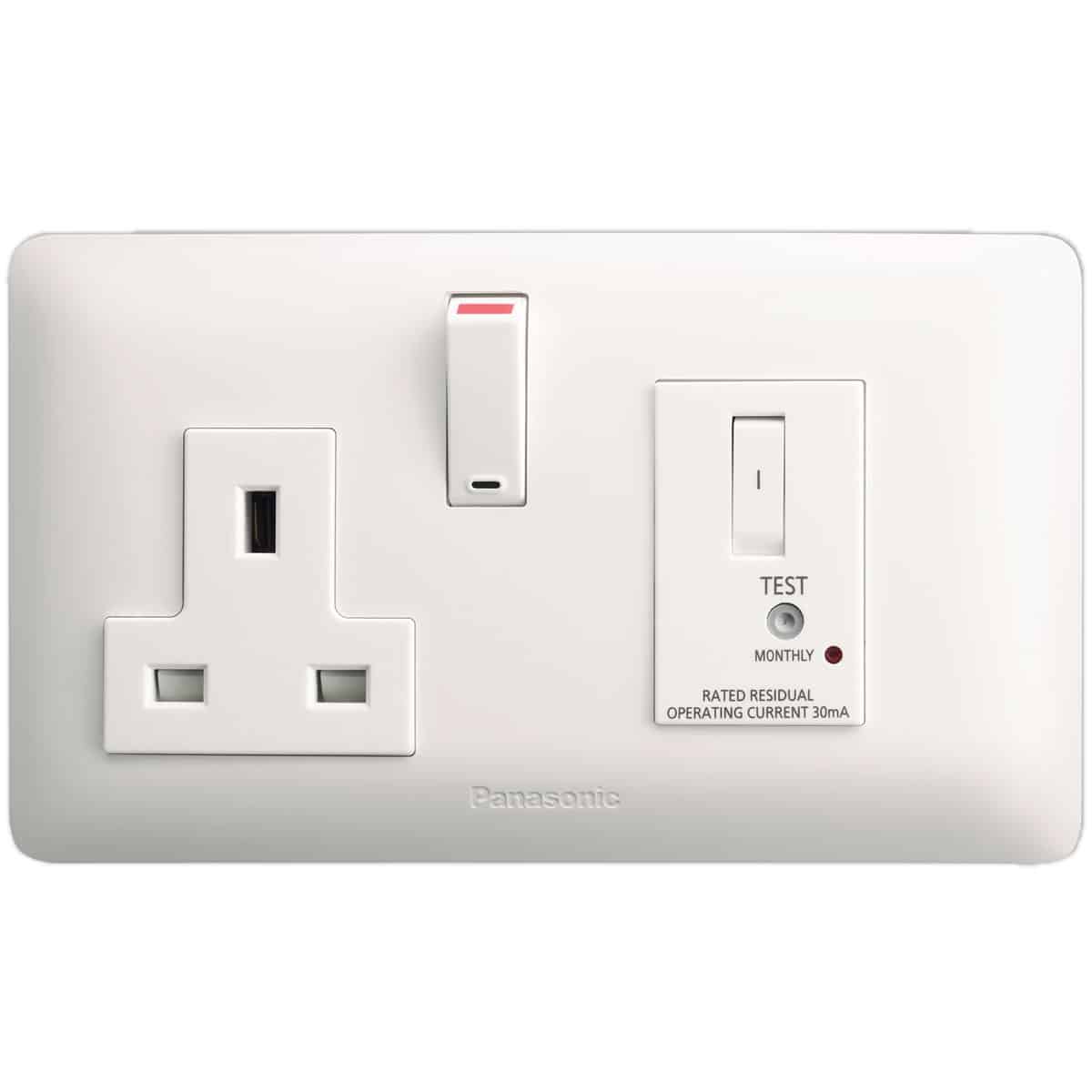 RCD Socket Outlet-White