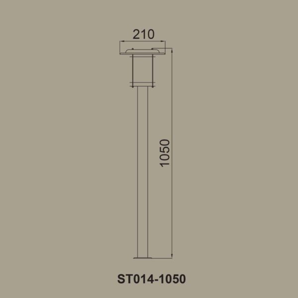 ST014-1050 Dimensions
