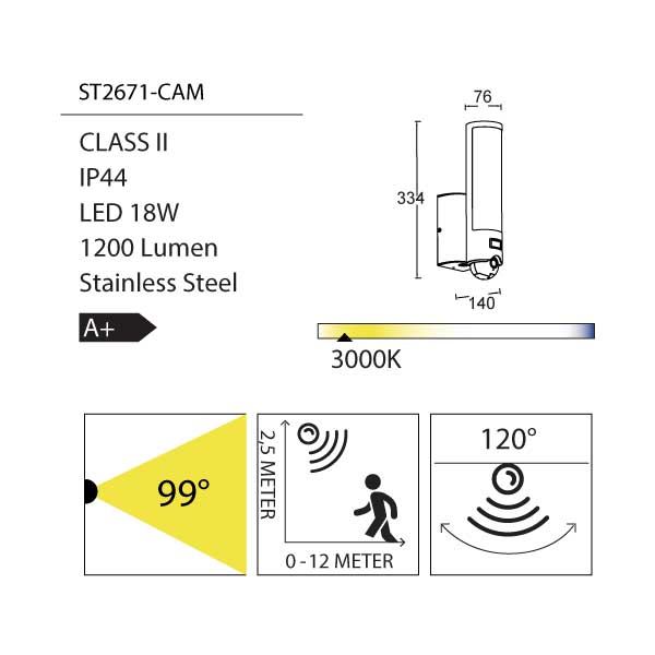 ELARA Secury Light-ST2671 Technical Details