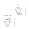 Nardo-Dario Wall Light Dimensions