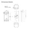 Isolator Switch 2P 20A Dimensions Details