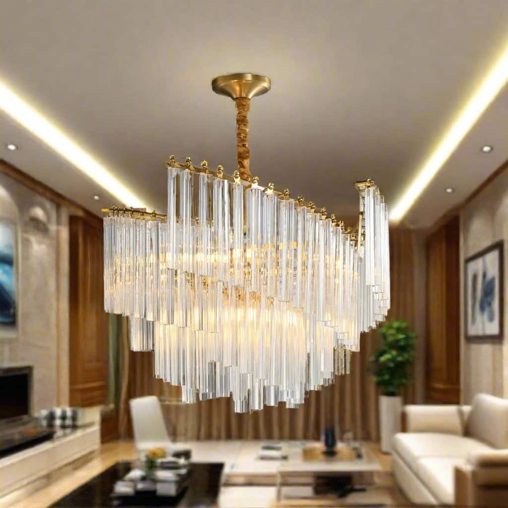 Modern Luxury Spiral Crystal Chandelier 6311-10