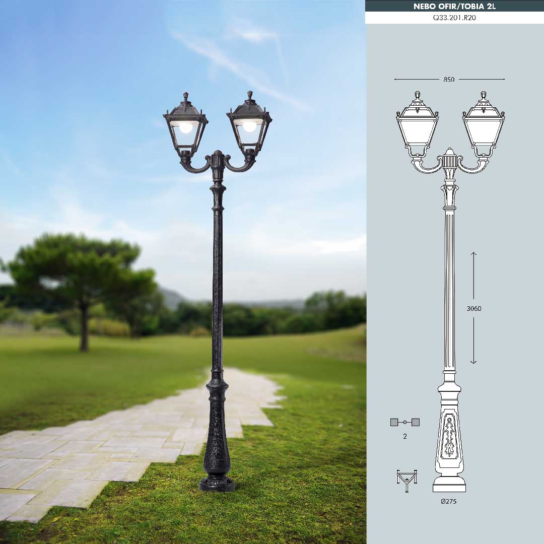 Fumagalli Nebo-Tobia 2L Post Light