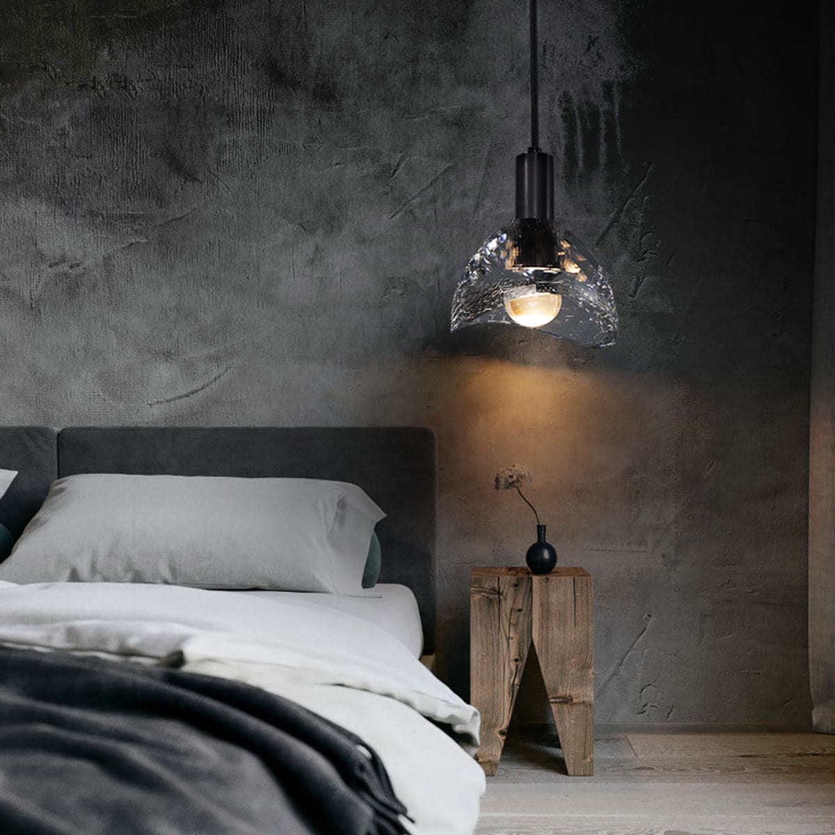 nordic-style-mini-crystal-bowl-shape-pendant-light