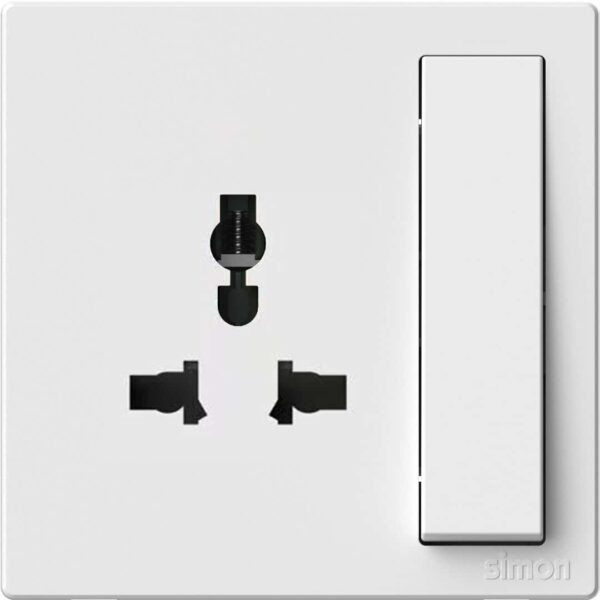 1G International Switched Socket M3-White