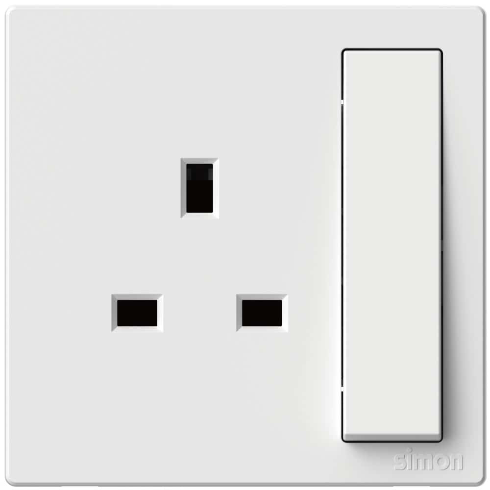 1G BS Switched Socket M3-White