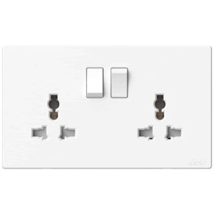 2G International Switched Socket M3-White