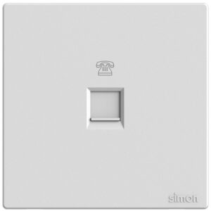1G Telephone Outlet M3-White