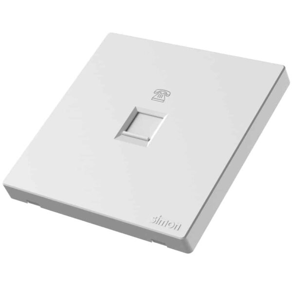 1G Telephone Outlet M3-White