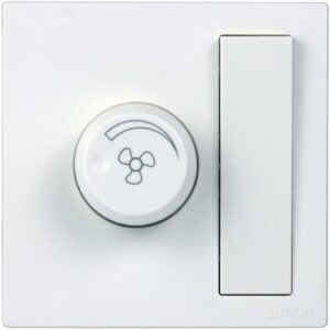 Fan Regulator with Switch M3-White