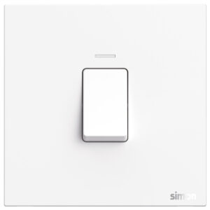 45A Double Pole Switch with LED M7-White