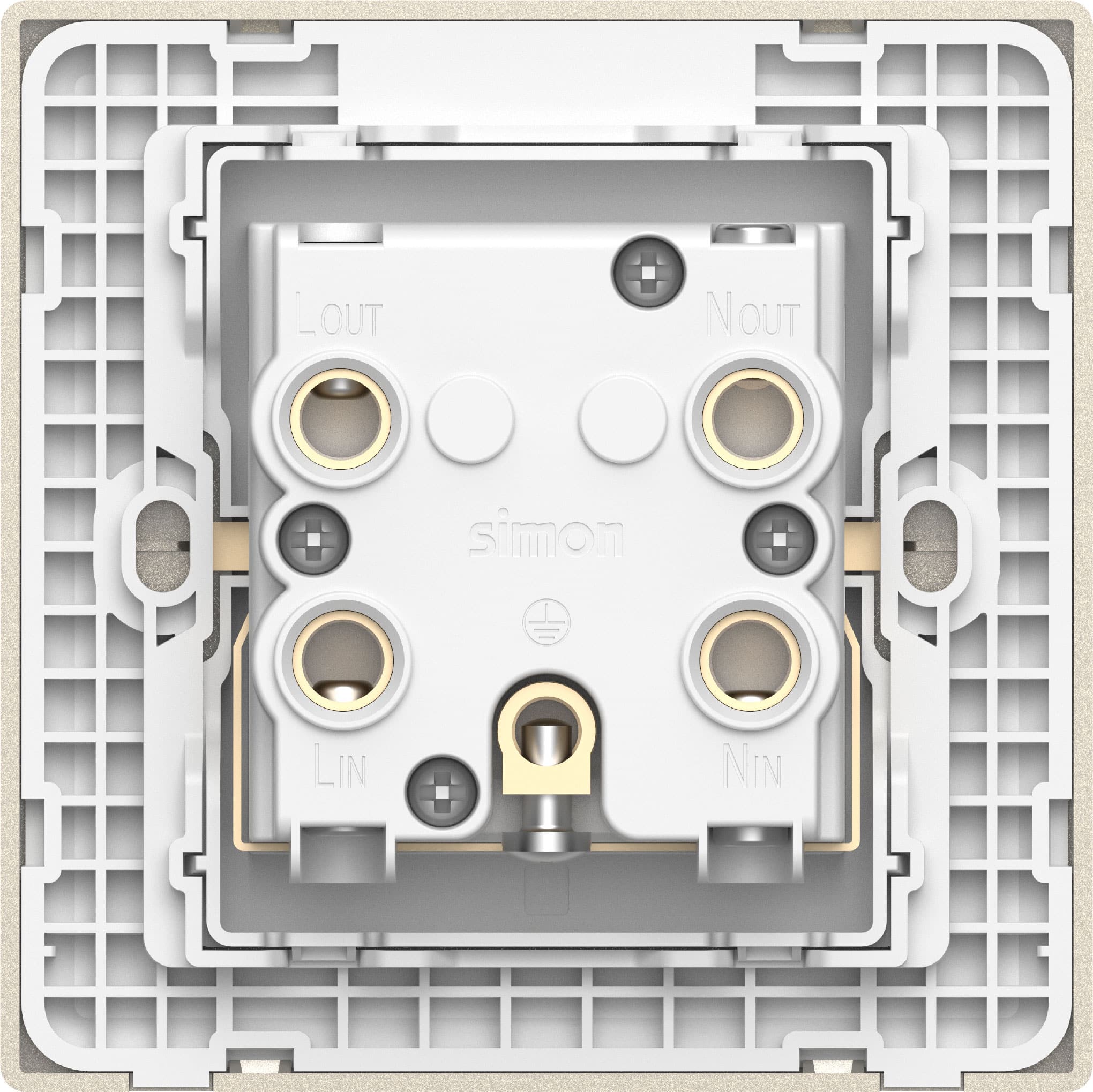 45A Double Pole Switch with LED M3-Color