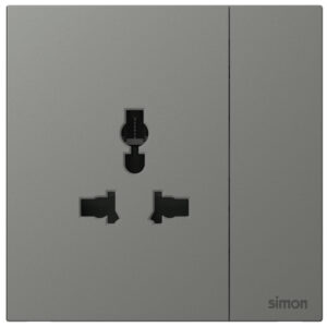 1G International Switched Socket M7-Grey