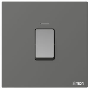 45A Double Pole Switch with LED M7-Grey