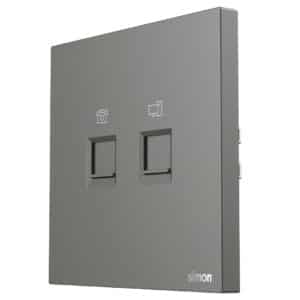 Telephone & Data Outlet Cat6 M7-Grey
