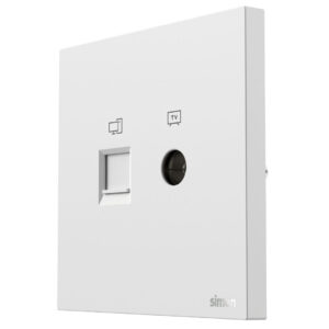 TV & Data Outlet Cat6 M7-White