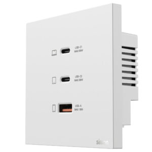 USB A+C Chargers M7-White