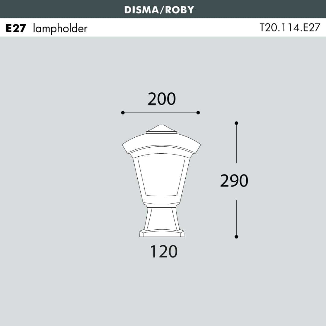 DISMA-ROBY Wall TOP sizes