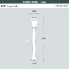 GIAFFA-ROBY Bollard Light Sizes