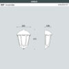 GIULIO Half Wall Light Sizes