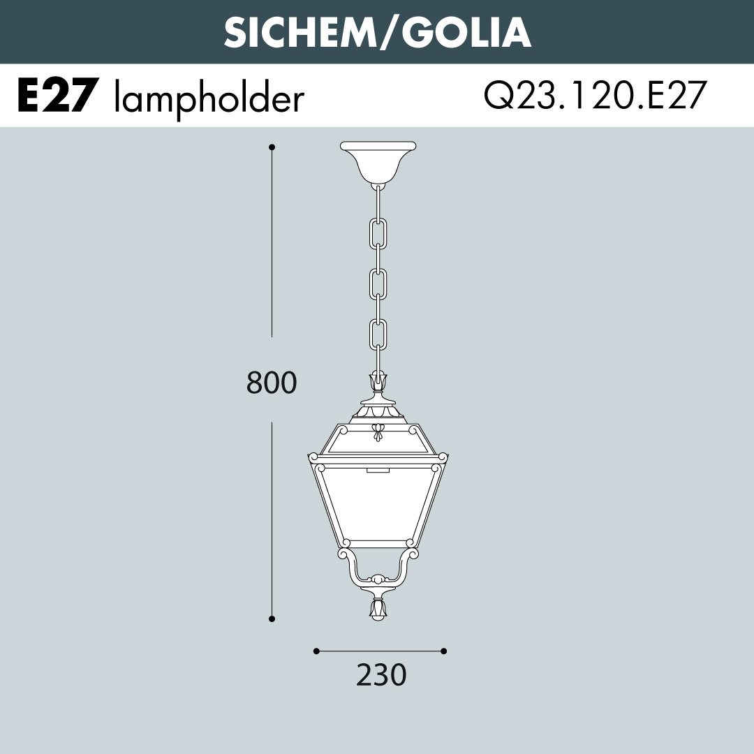 SICHEM-GOLIA Hanging Lantern Sizes