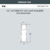 VIRGILIO 500 Modern Bollard Sizes